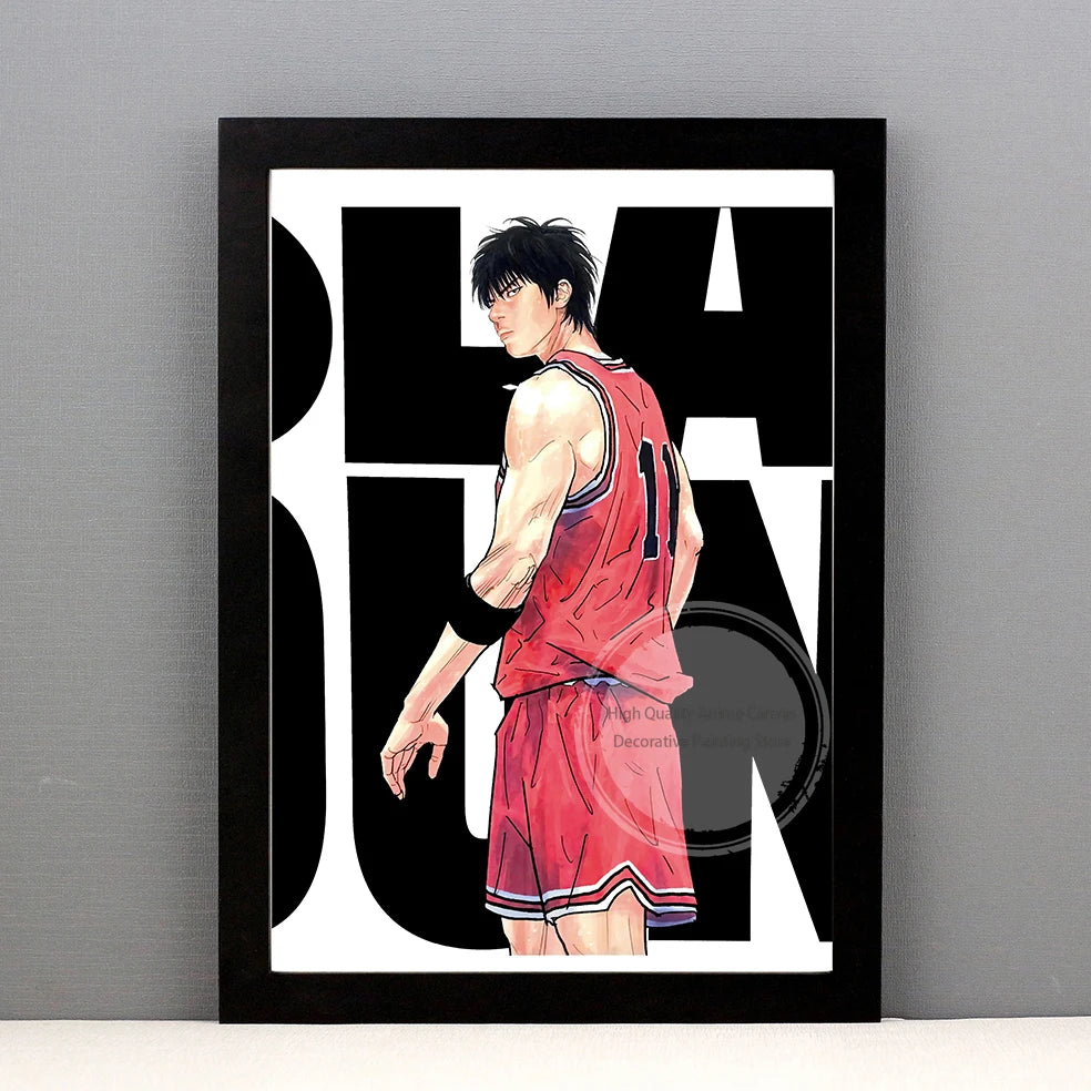 Slam Dunk Manga Art Poster