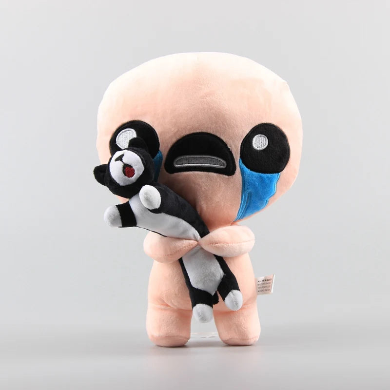 30cm The Binding of Isaac Plush – Isaac with Black Cat