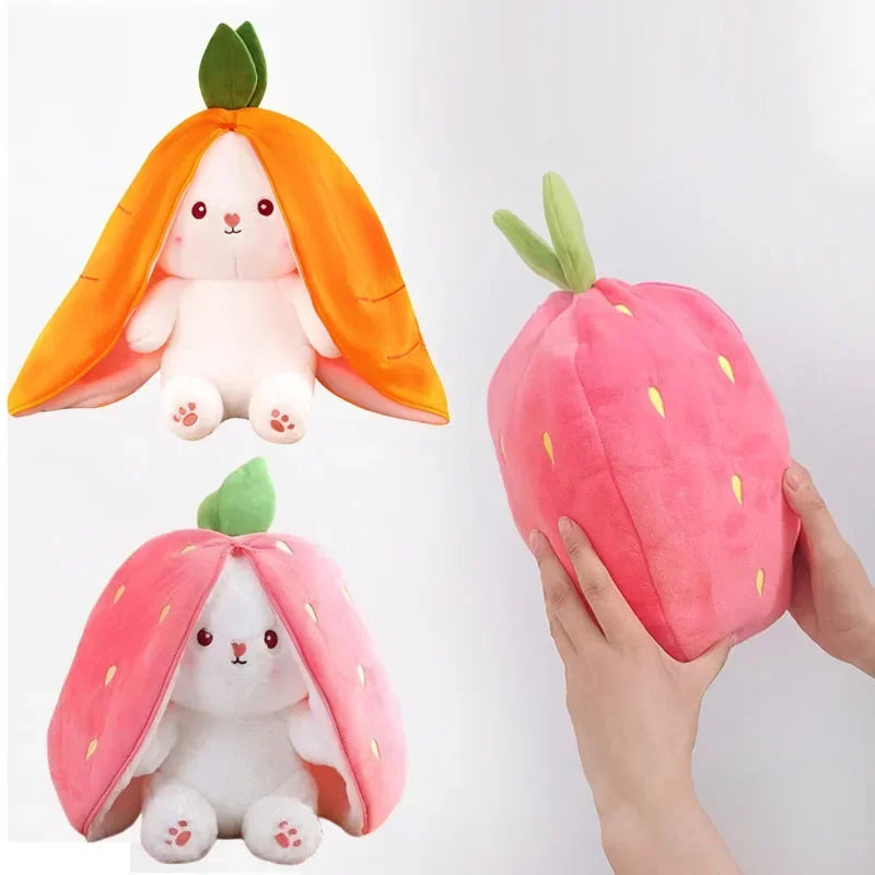 Strawberry & Carrot Bunny Plush