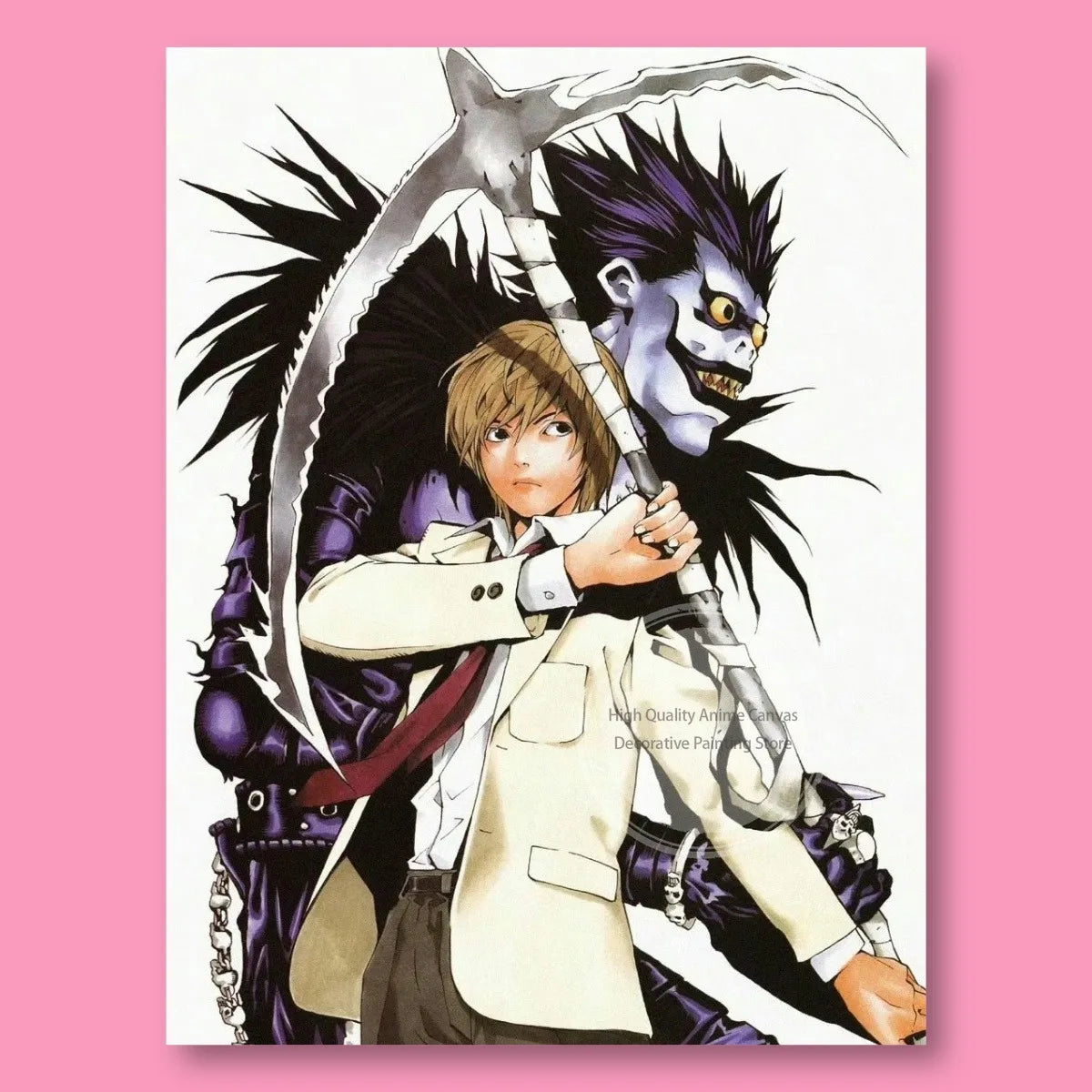 Death Note Light Yagami & L Anime Poster