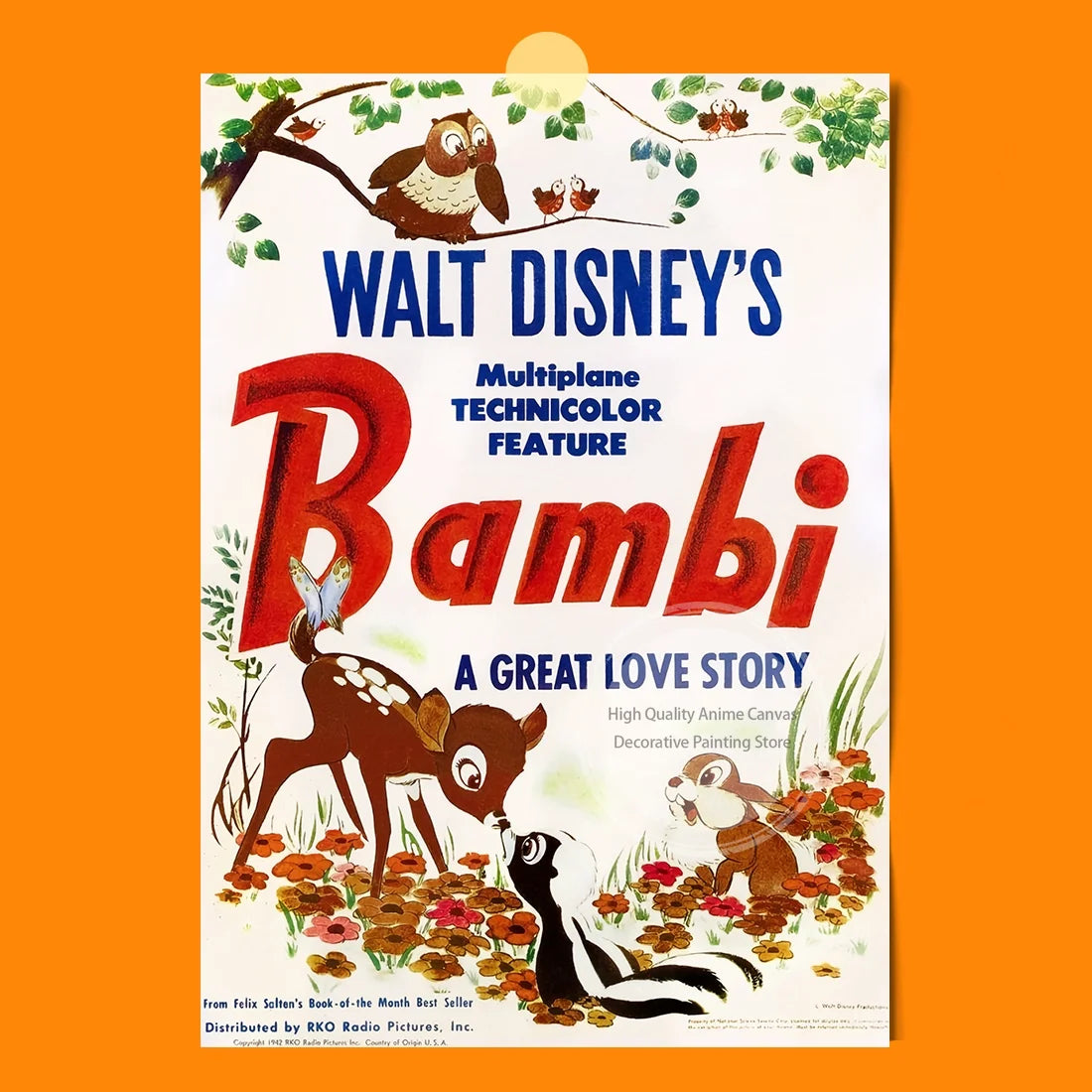 Vintage Cartoon Poster