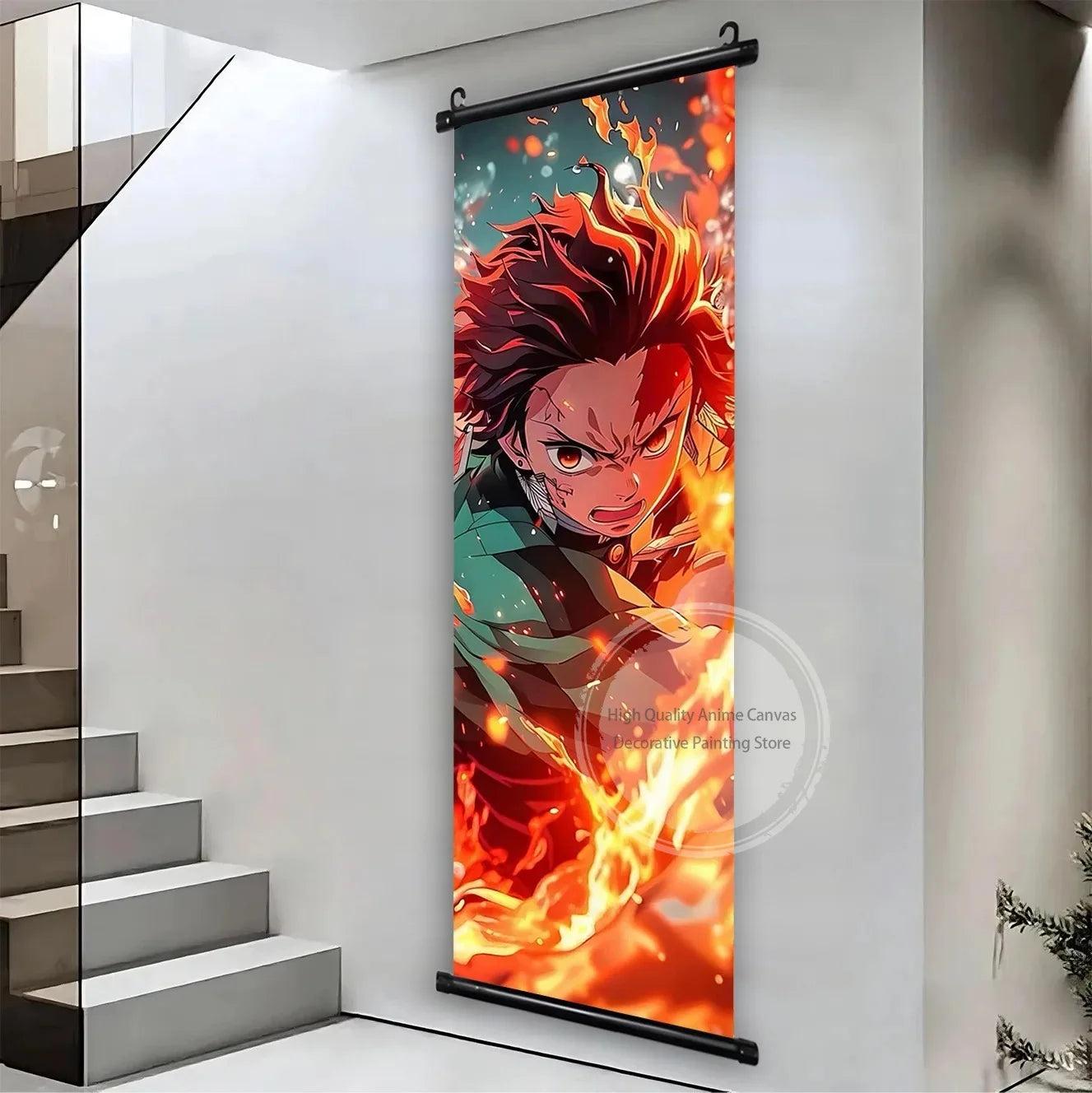 Demon Slayer Tanjiro Canvas Wall Art