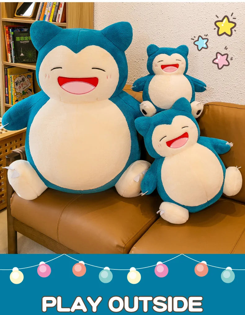 35cm Pokémon Snorlax Plush – Soft Stuffed Doll