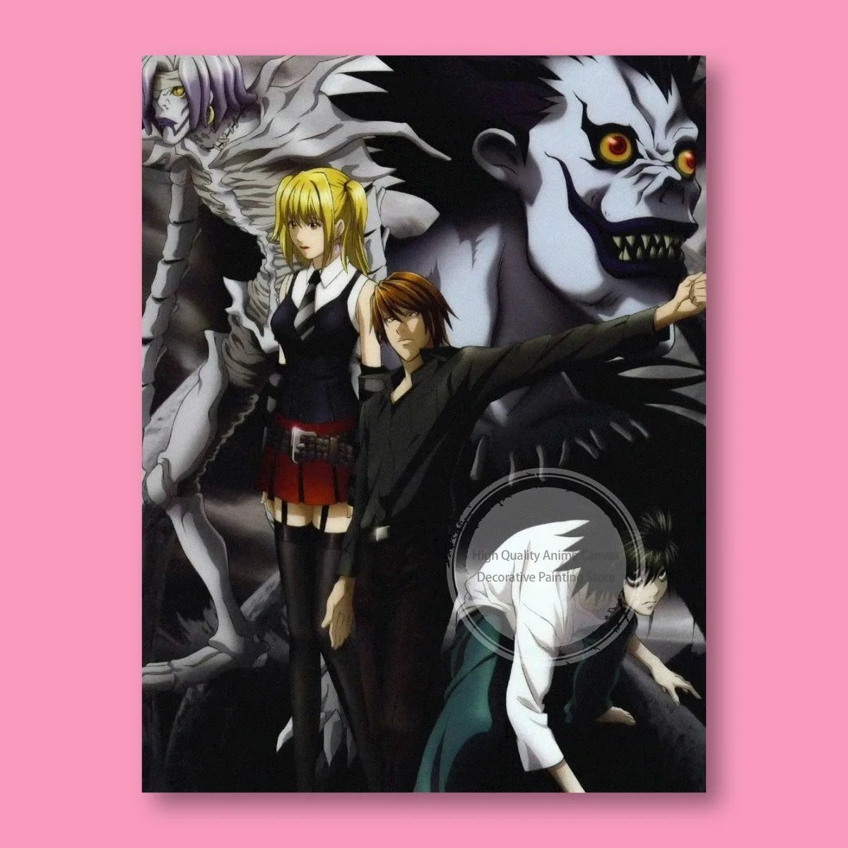 Death Note Light Yagami & L Anime Poster