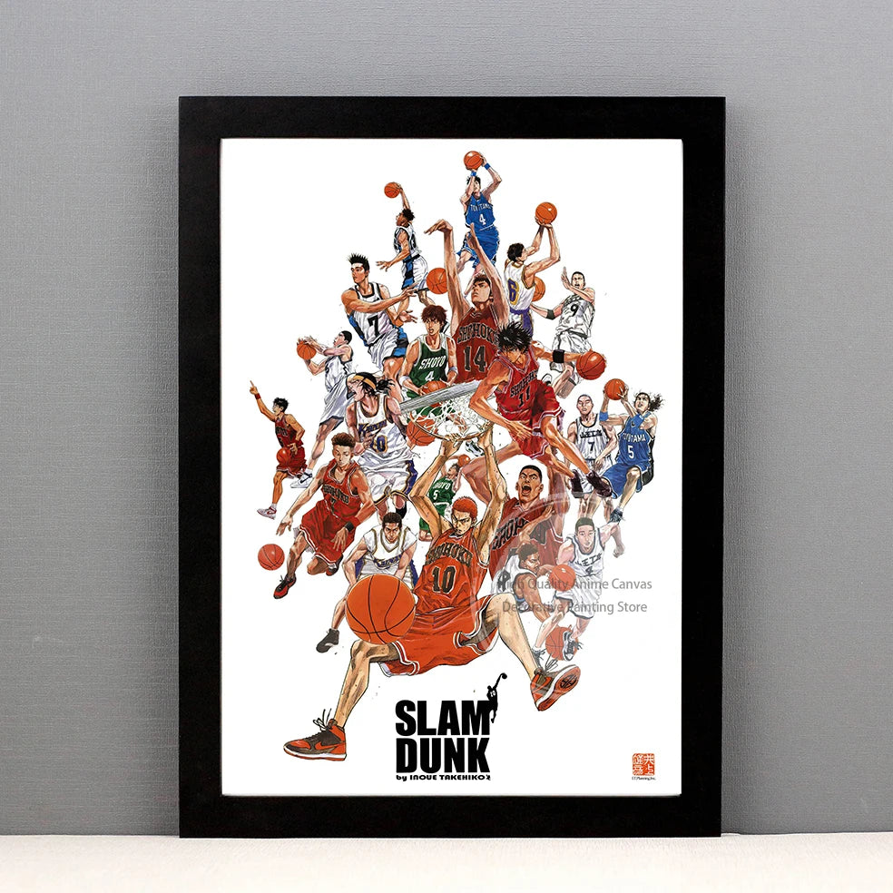 Slam Dunk Manga Art Poster