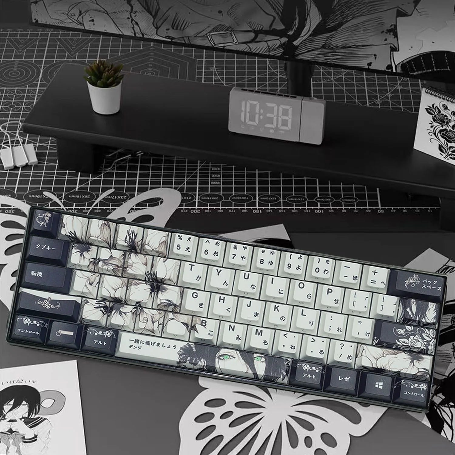 Reze Anime PBT Keycaps