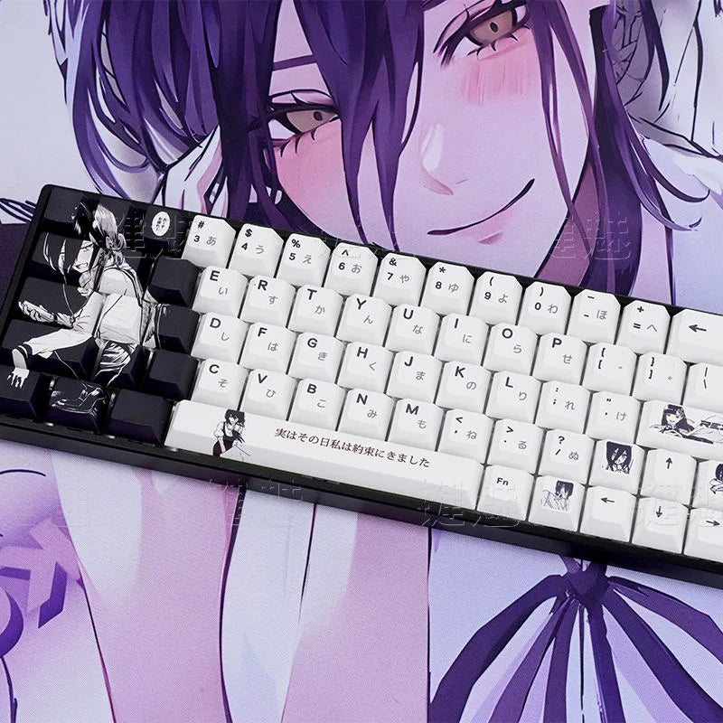 Reze Anime PBT Keycaps