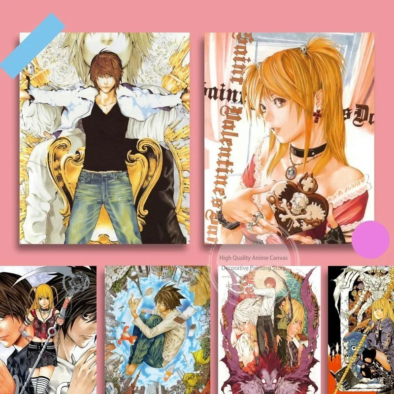 Death Note Light Yagami & L Anime Poster