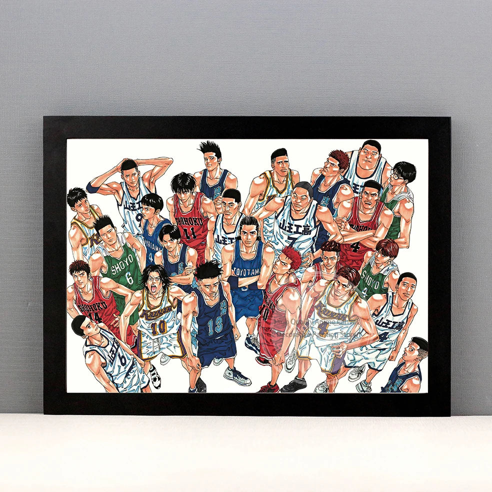 Slam Dunk Manga Art Poster