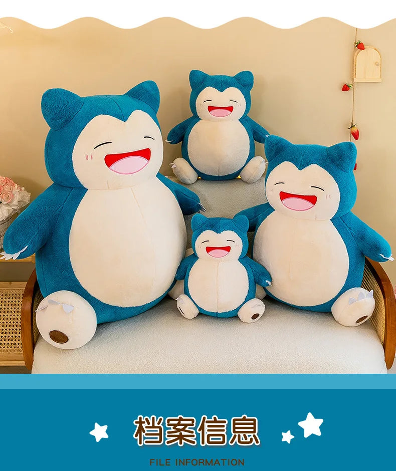 35cm Pokémon Snorlax Plush – Soft Stuffed Doll