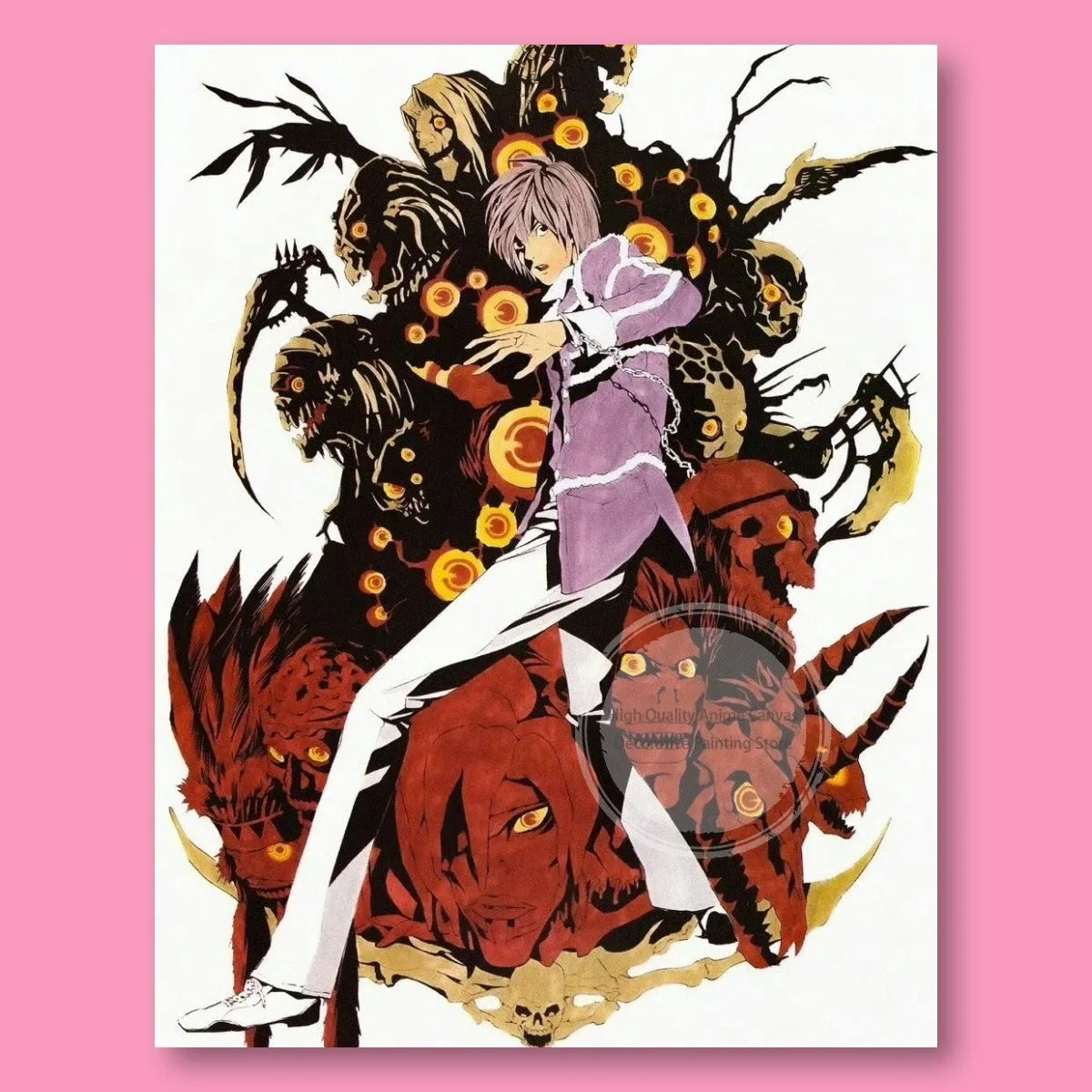 Death Note Light Yagami & L Anime Poster