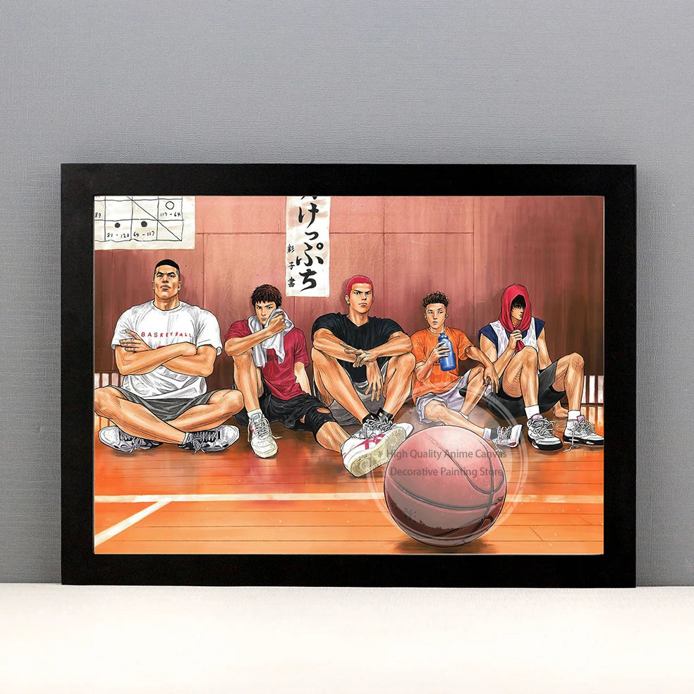 Slam Dunk Manga Art Poster