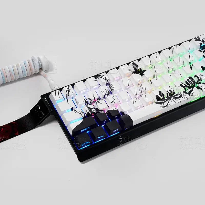 Kaneki Ken Translucent PBT Keycaps – 130 Keys Cherry Profile (MX)