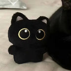 Black Cat Plush Keychain