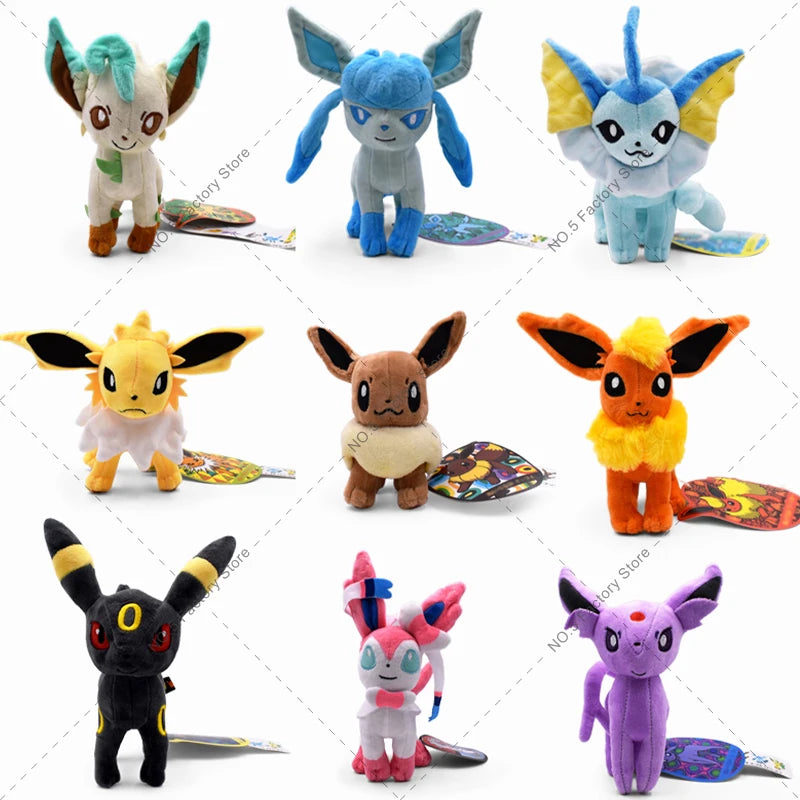 Eevee Evolution Plush – Umbreon, Vaporeon & More