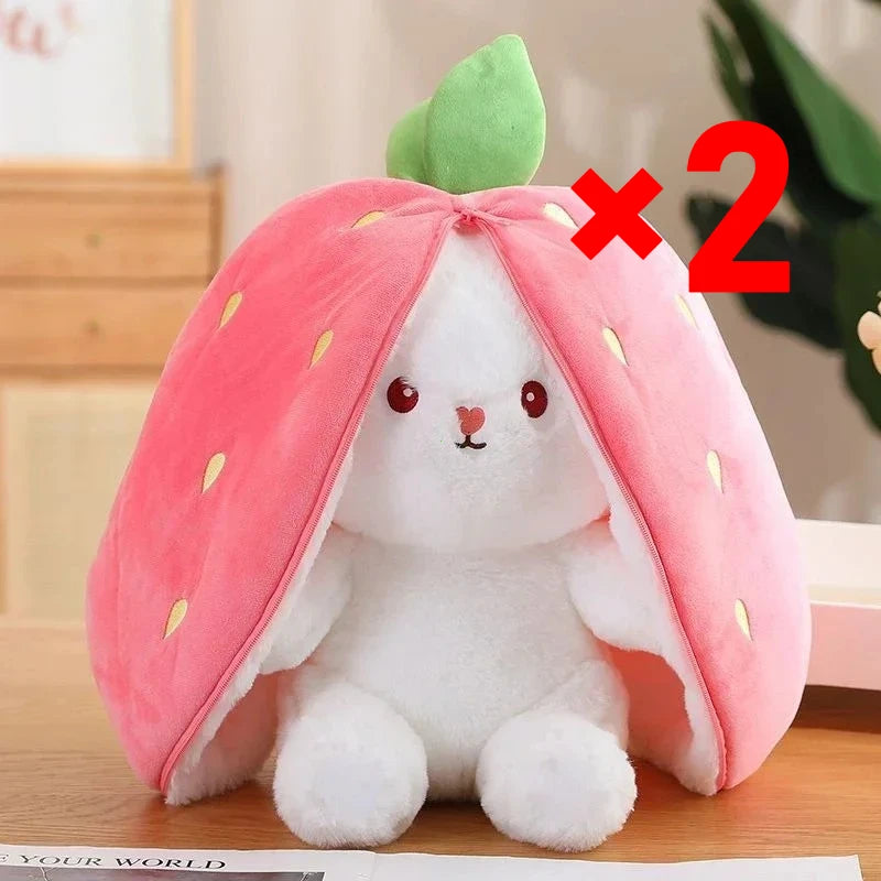 Strawberry & Carrot Bunny Plush