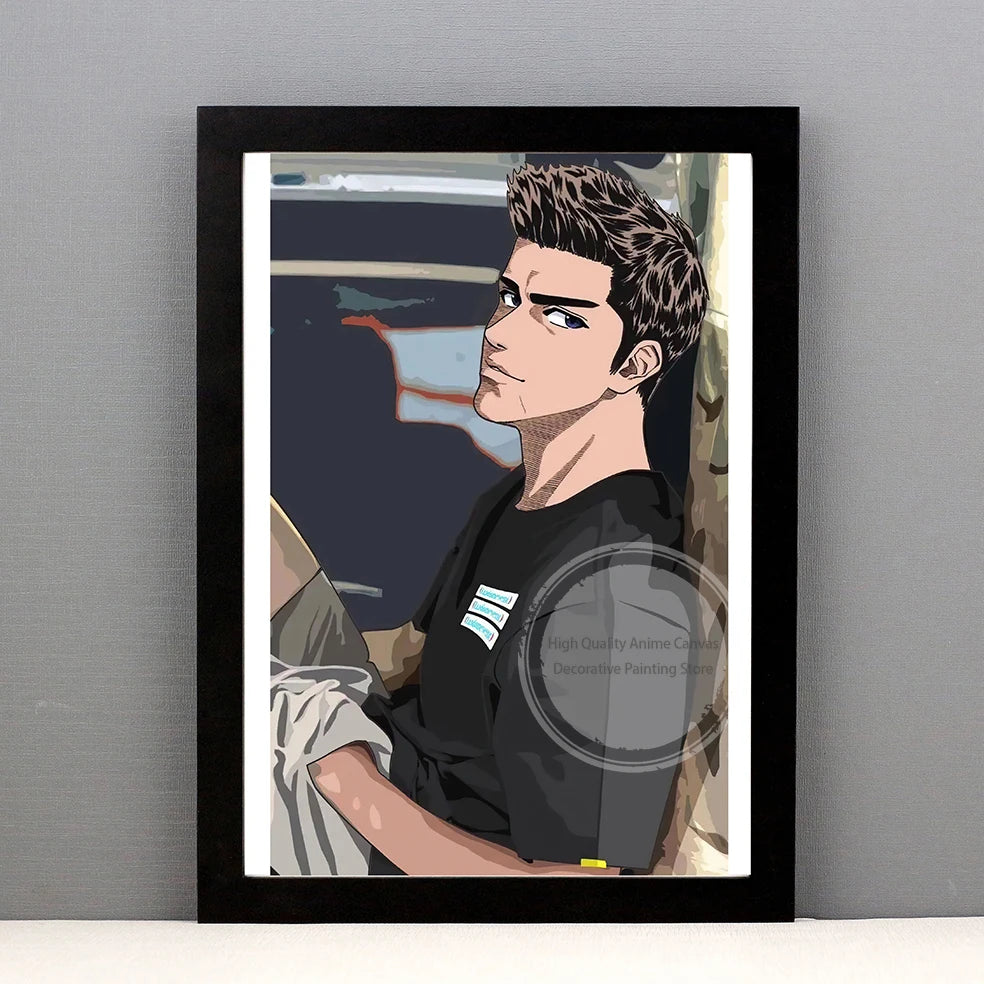 Slam Dunk Manga Art Poster