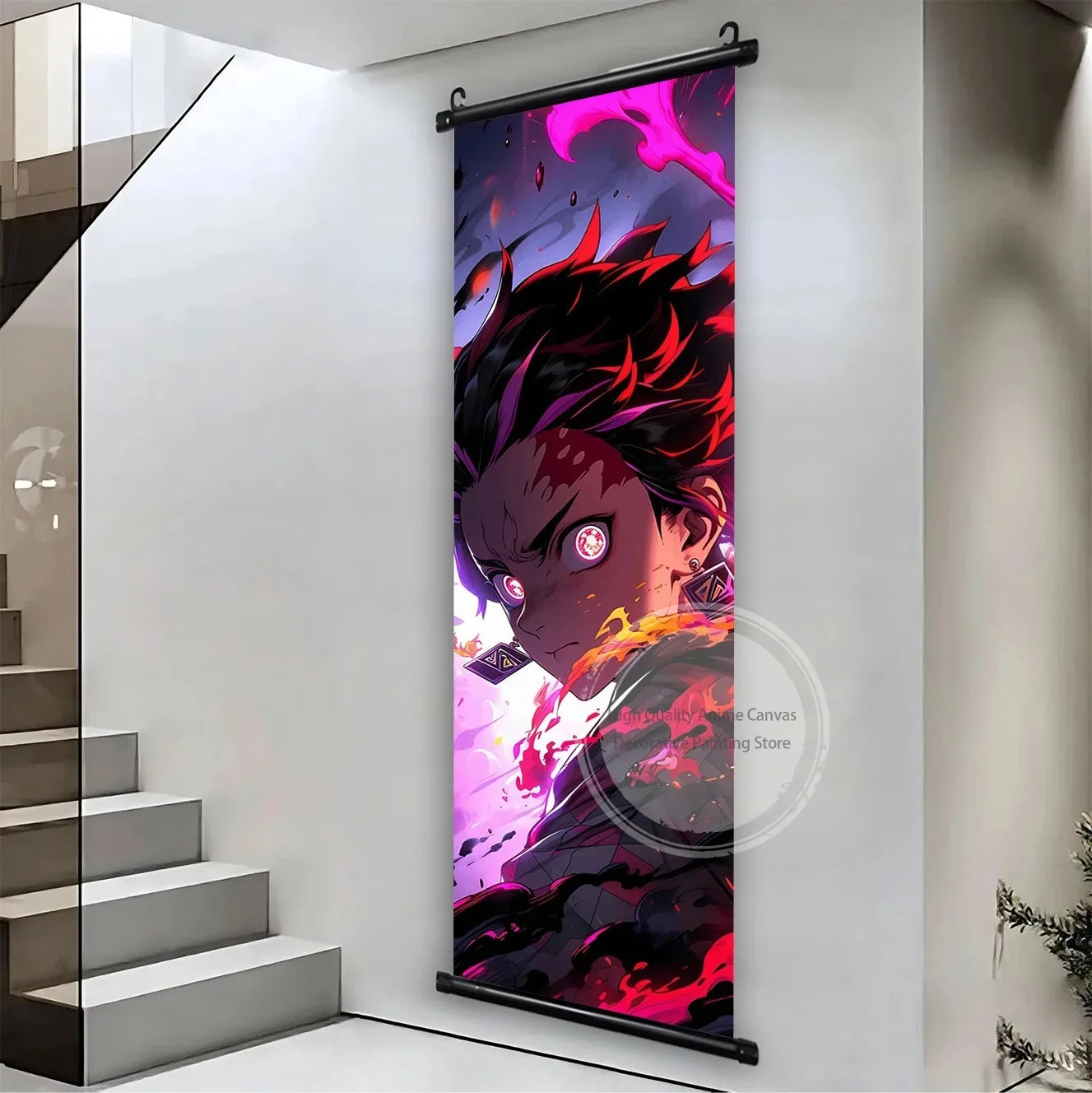 Demon Slayer Tanjiro Canvas Wall Art