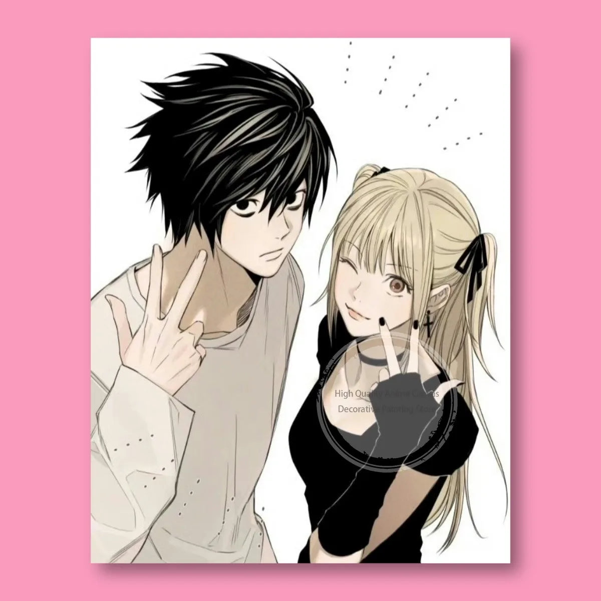 Death Note Light Yagami & L Anime Poster