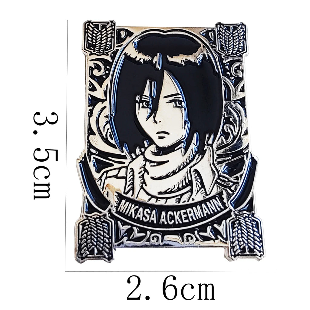 Mikasa Ackerman Enamel Pin