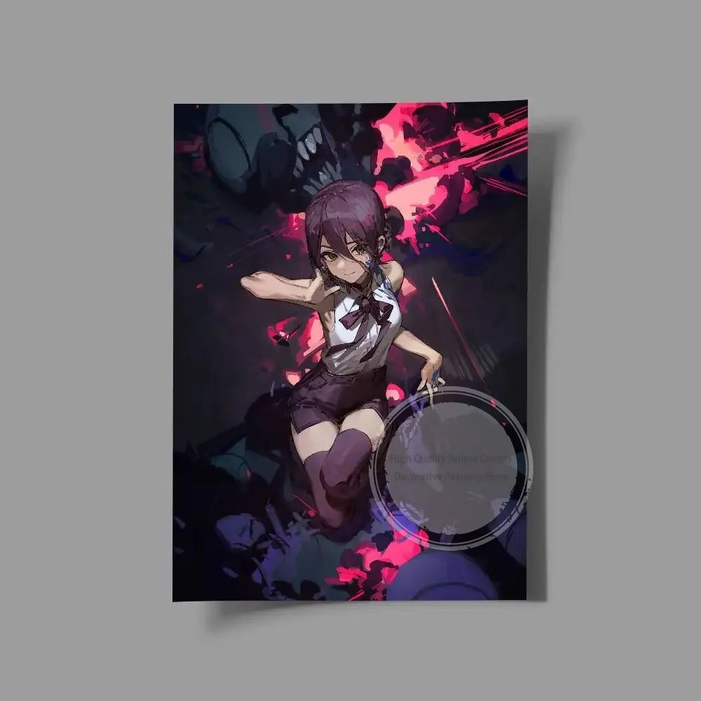 Chainsaw Man Reze Arc Wall Art Print