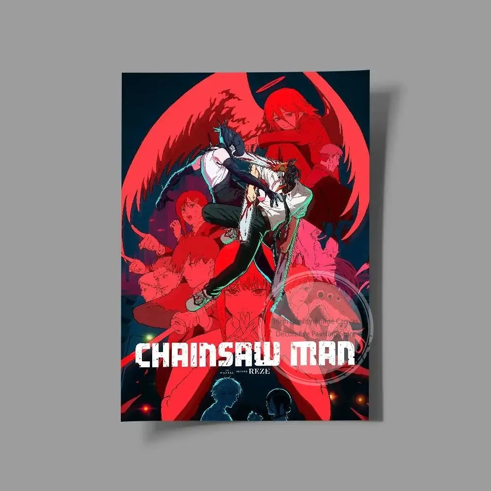 Chainsaw Man Reze Arc Wall Art Print