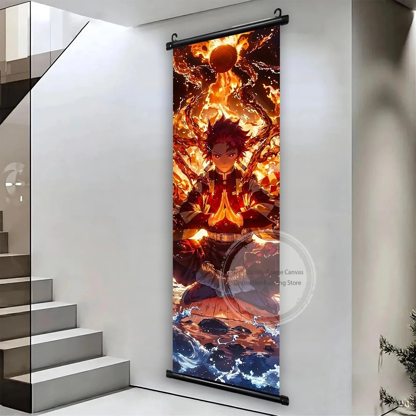 Demon Slayer Tanjiro Canvas Wall Art