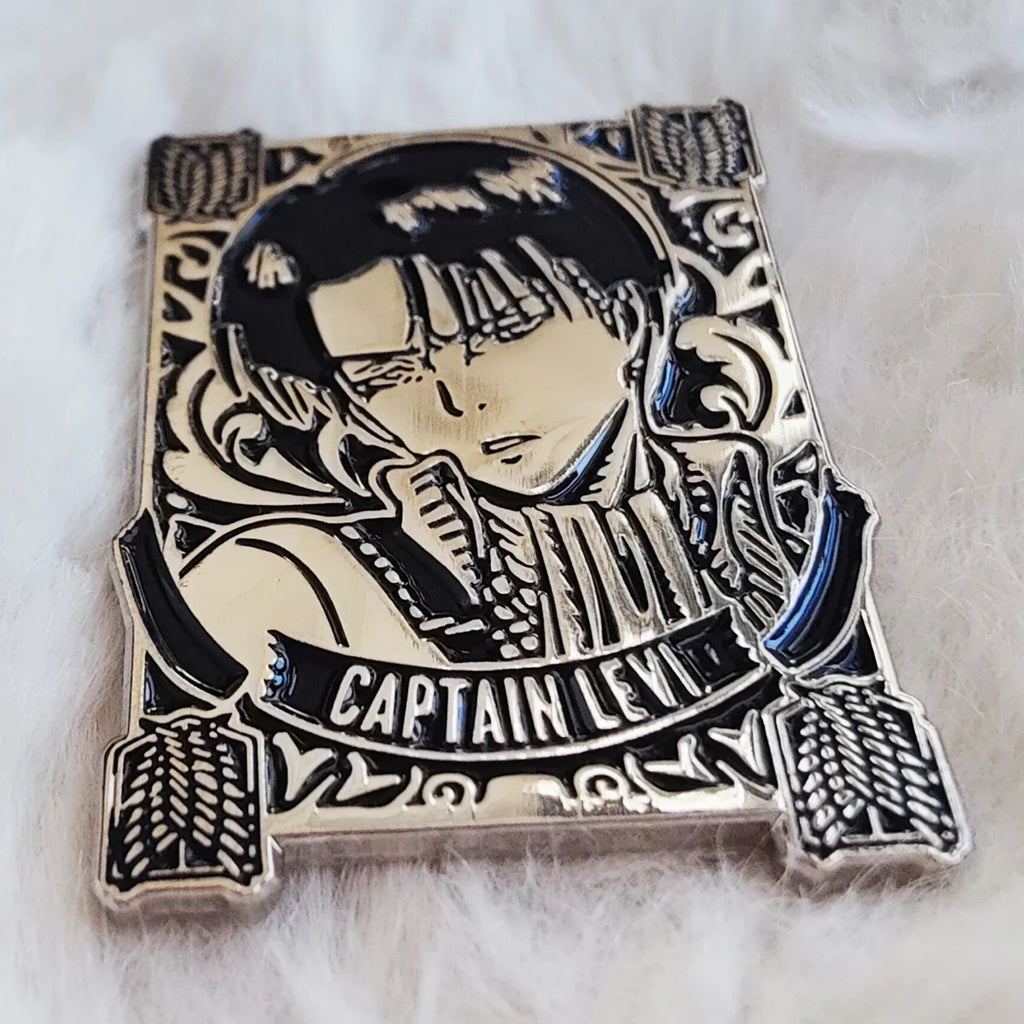 Captain Levi Enamel Pin