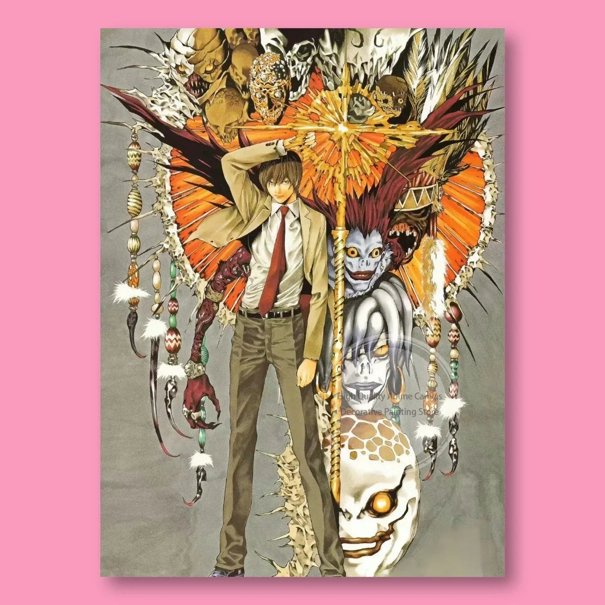 Death Note Light Yagami & L Anime Poster