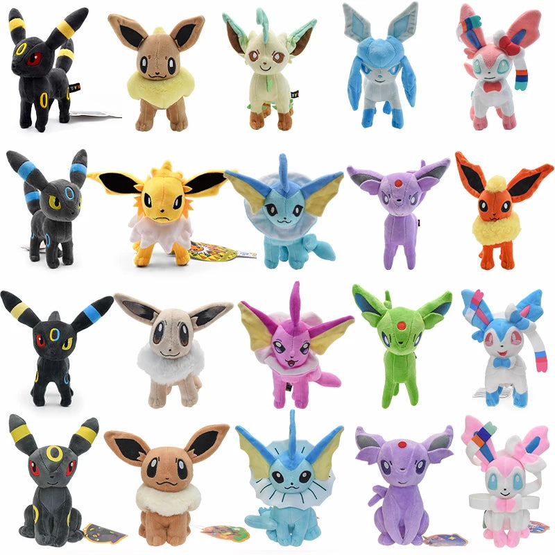 Eevee Evolution Plush – Umbreon, Vaporeon & More