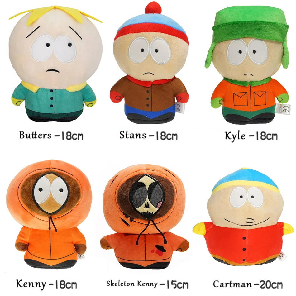 20cm South Park Plush – Stan, Kyle, Kenny & Cartman Doll