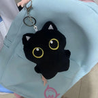Black Cat Plush Keychain