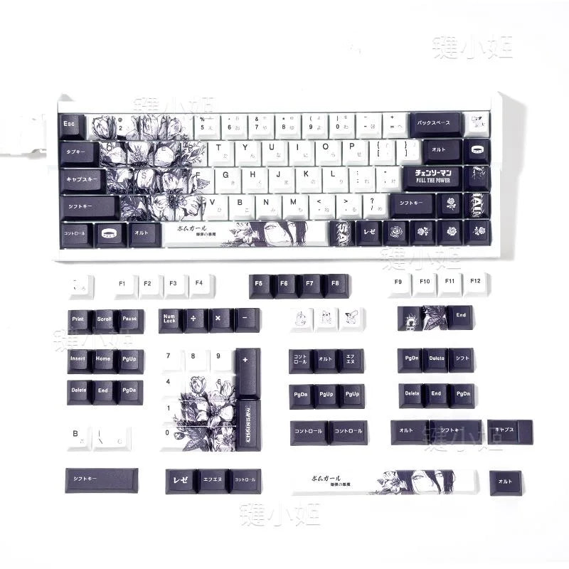 Reze Anime PBT Keycaps