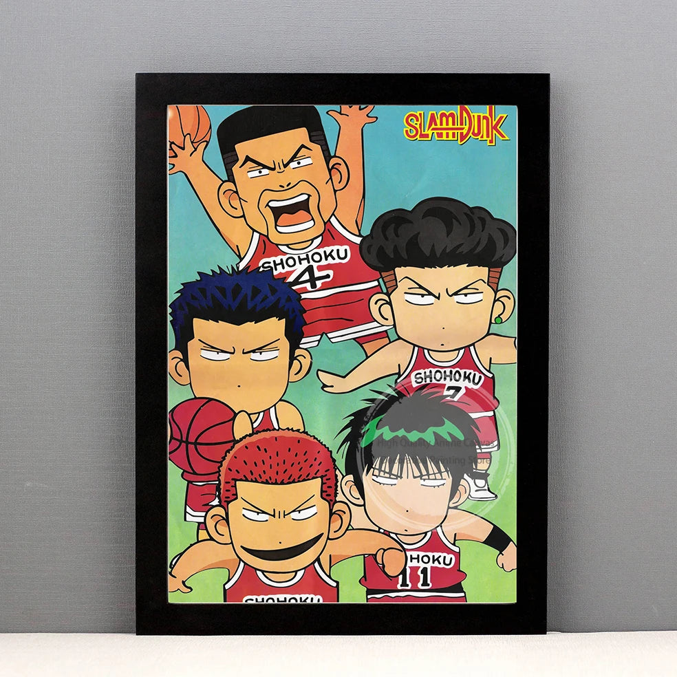 Slam Dunk Manga Art Poster
