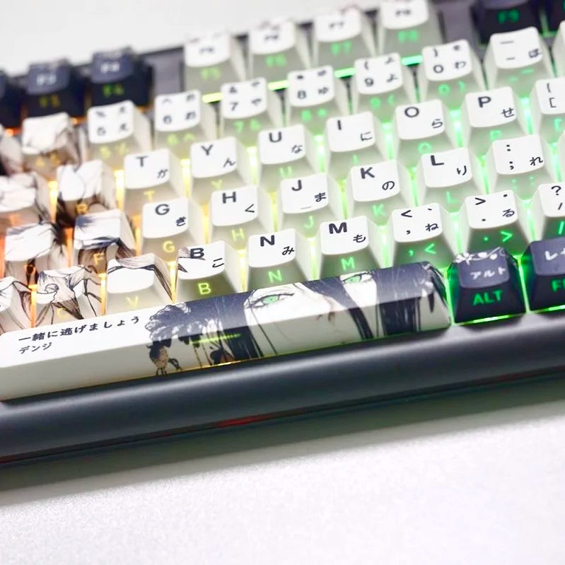 Reze Anime PBT Keycaps