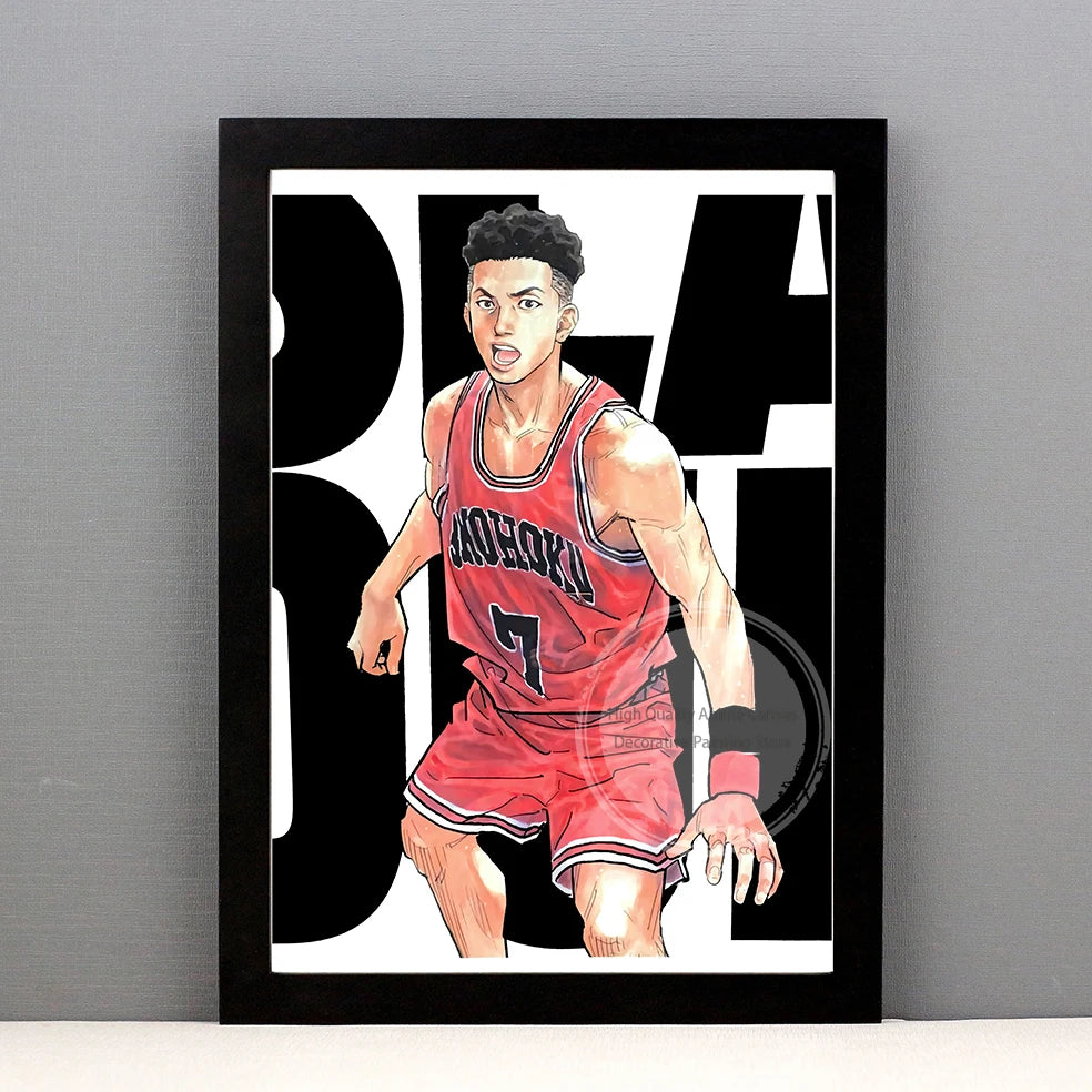 Slam Dunk Manga Art Poster