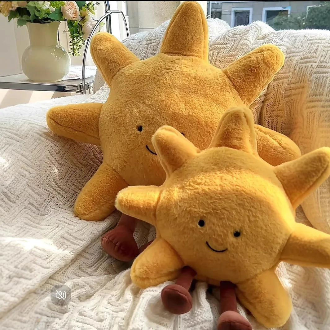 25/48cm Sun & Moon Plush Doll – Cute Kawaii Toy
