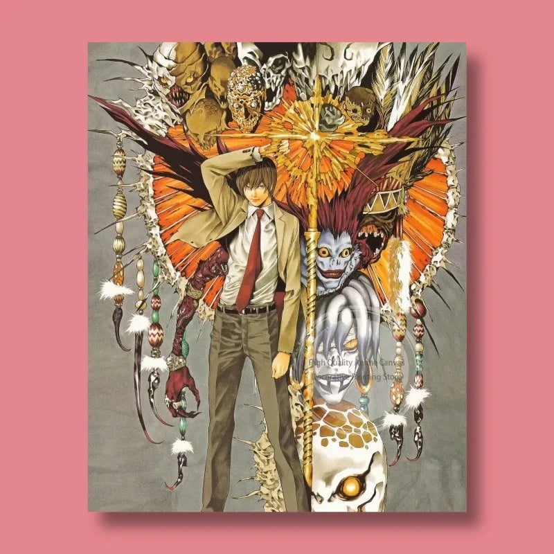 Death Note Light Yagami & L Anime Poster