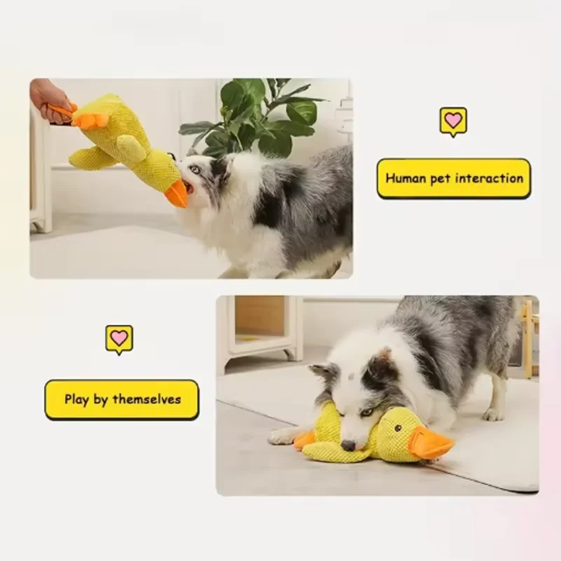 Interactive Duck Dog Plush Toy