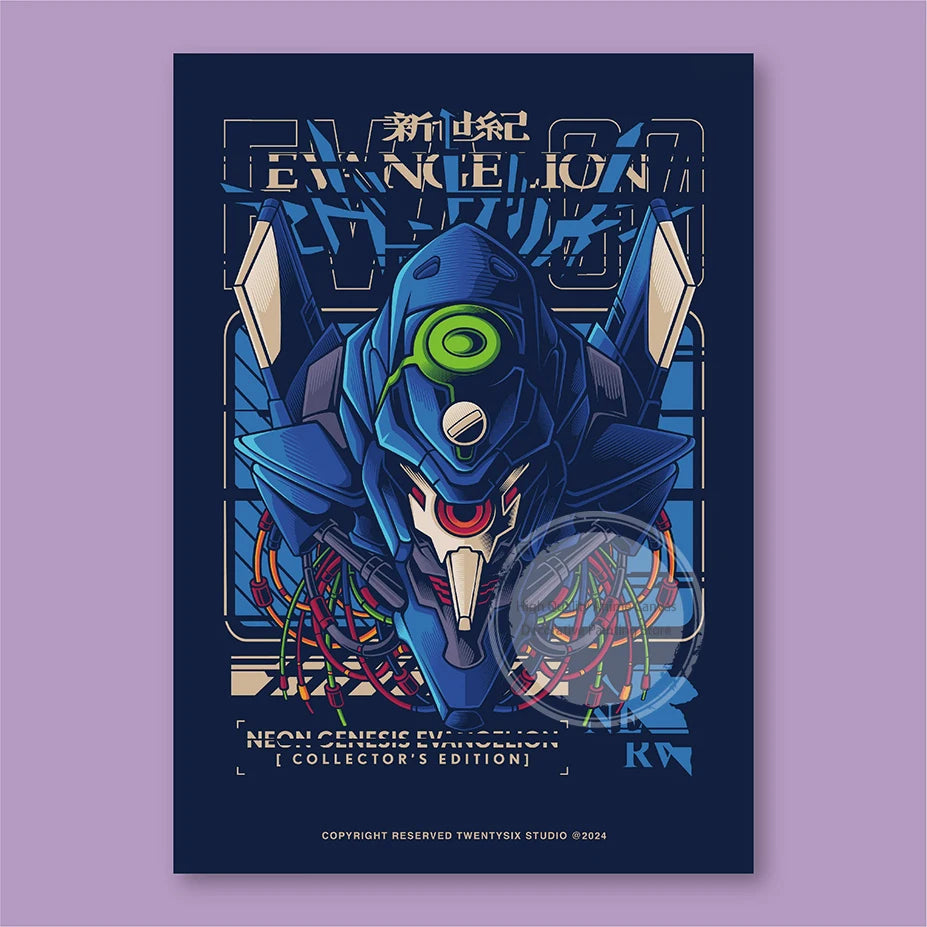 Neon Genesis Evangelion EVA Poster