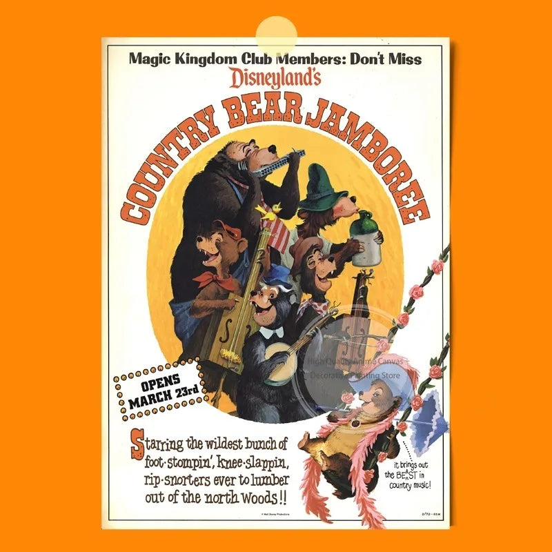 Vintage Cartoon Poster