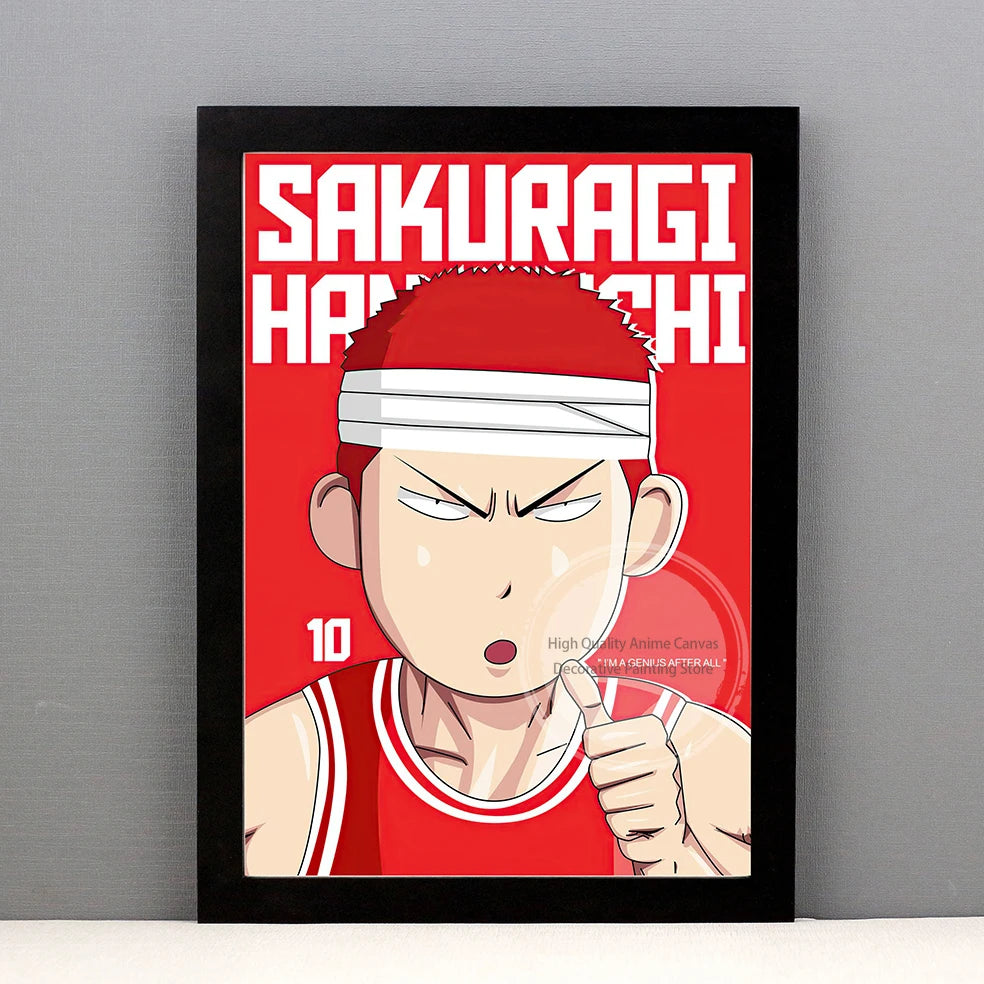 Slam Dunk Manga Art Poster