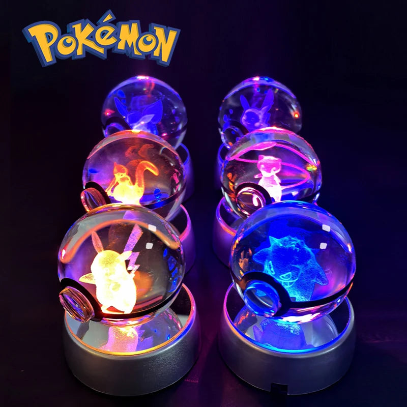 Pokémon 3D Crystal Ball Night Lamp