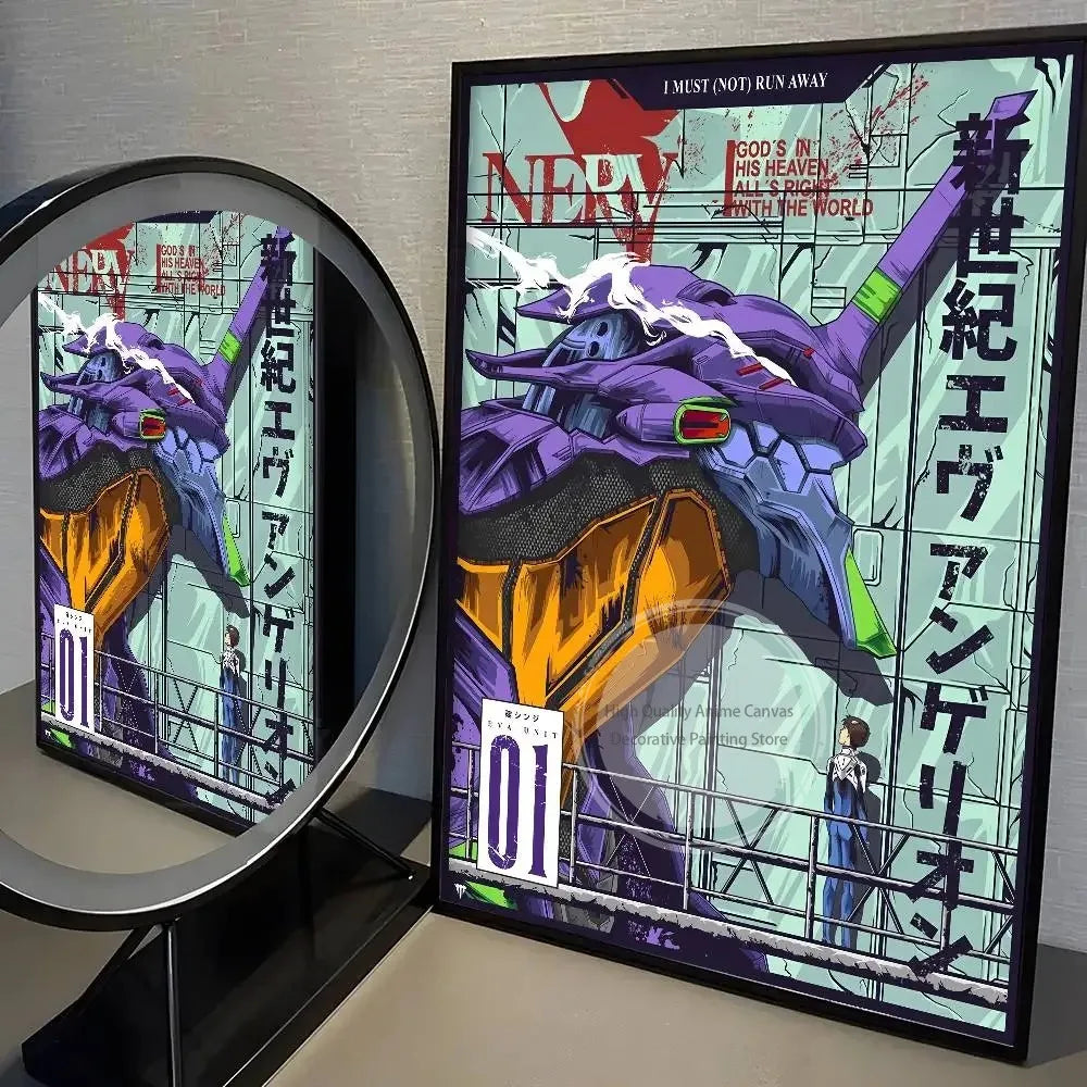 Neon Genesis Evangelion Canvas Poster