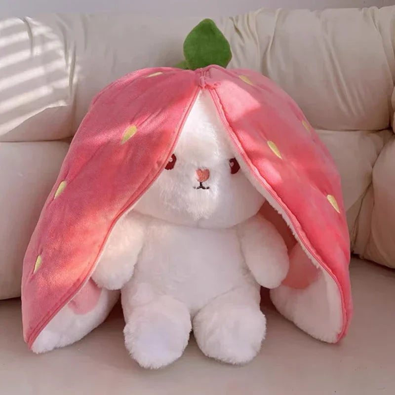 Strawberry & Carrot Bunny Plush