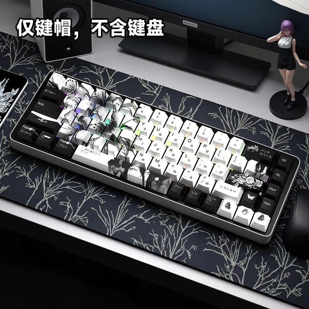 Reze Anime PBT Keycaps