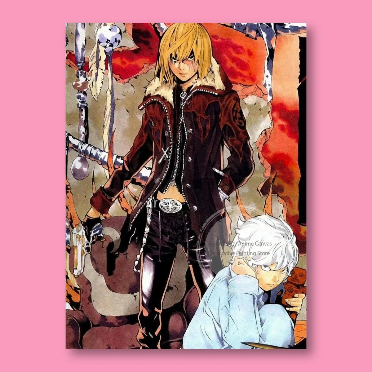 Death Note Light Yagami & L Anime Poster