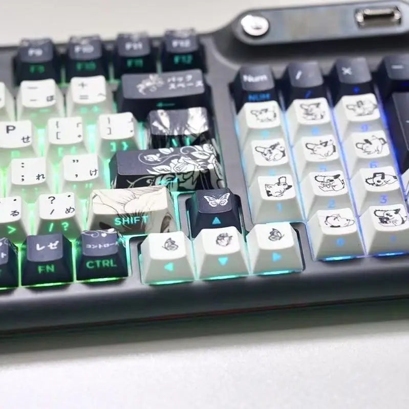 Reze Anime PBT Keycaps