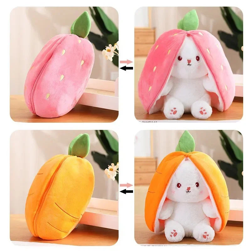 Strawberry & Carrot Bunny Plush