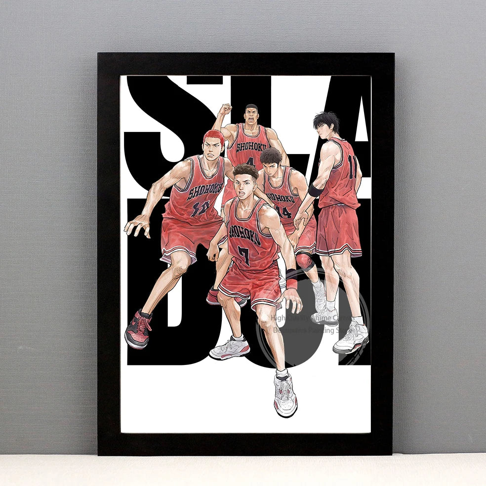 Slam Dunk Manga Art Poster
